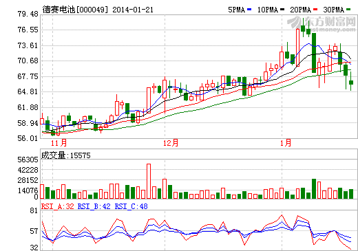 德賽電池高管：明年毛利水平存在下降可能性