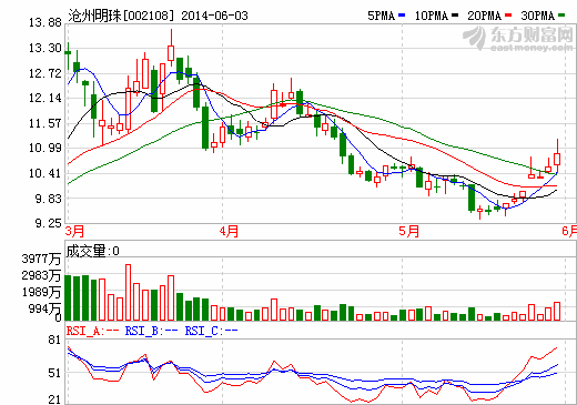 滄州明珠：籌劃非公開發(fā)行股票事宜 5月30日起停牌