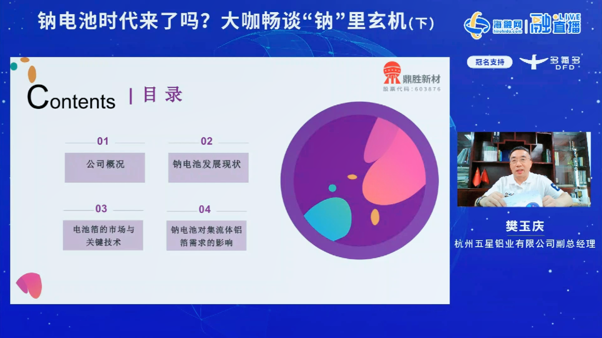 杭州五星鋁業(yè)有限公司副總經理 樊玉慶